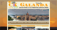 Desktop Screenshot of ckgalanda.sk